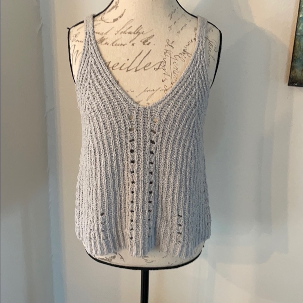 Love stitch knit tank M